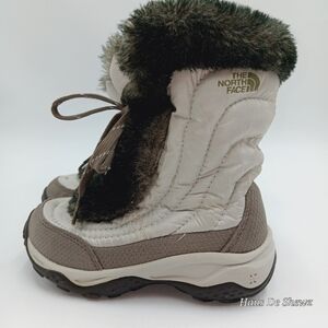 The North Face Kids Snow Boots - White and Black